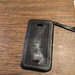 Black phone case/wallet